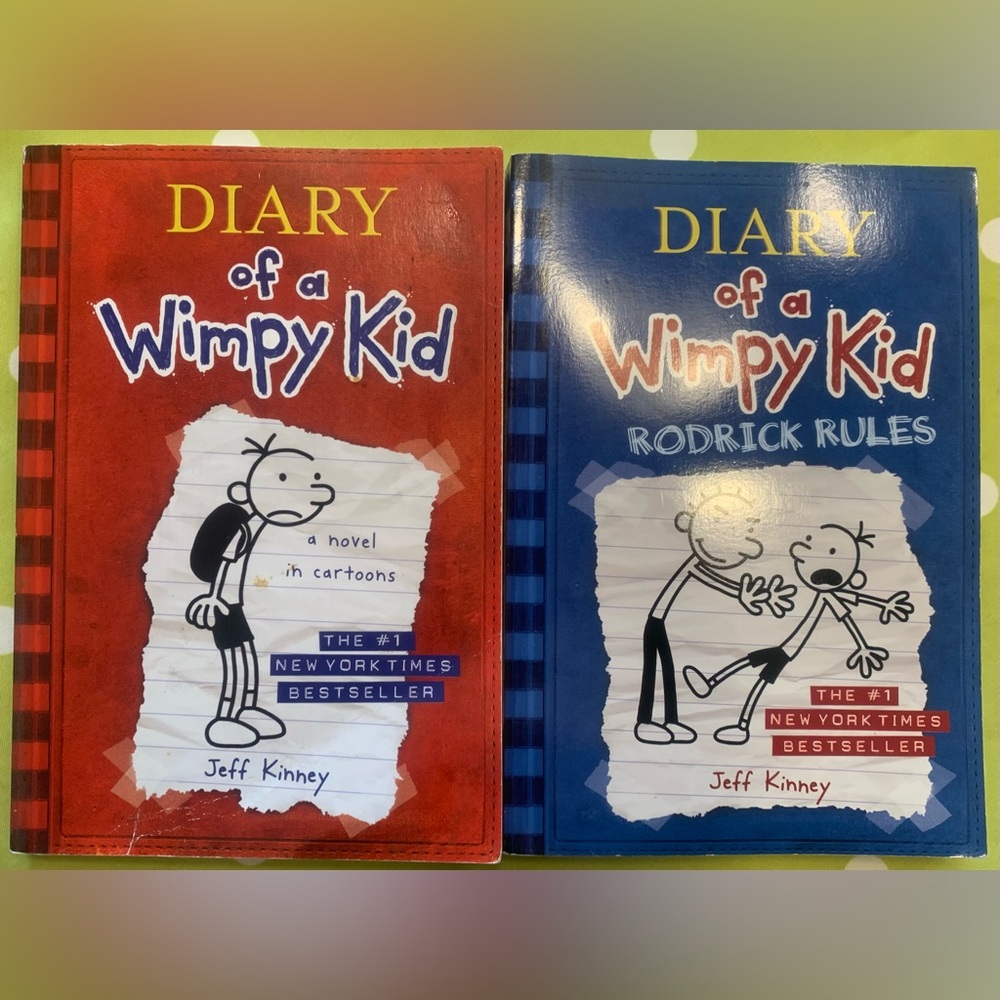 Diary of a Wimpy Kid Book Set (Vol 1 and 2)